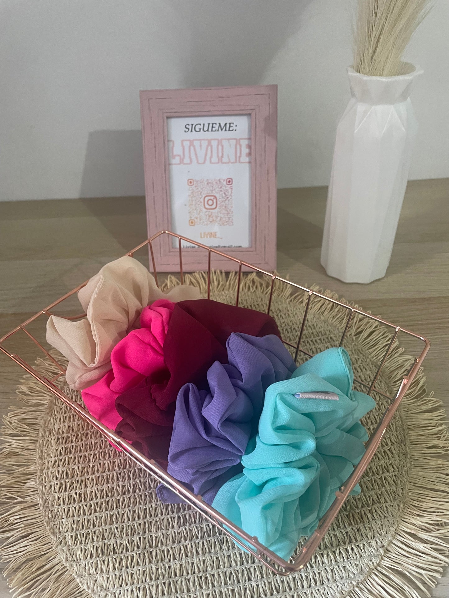 Scrunchies de Gasa