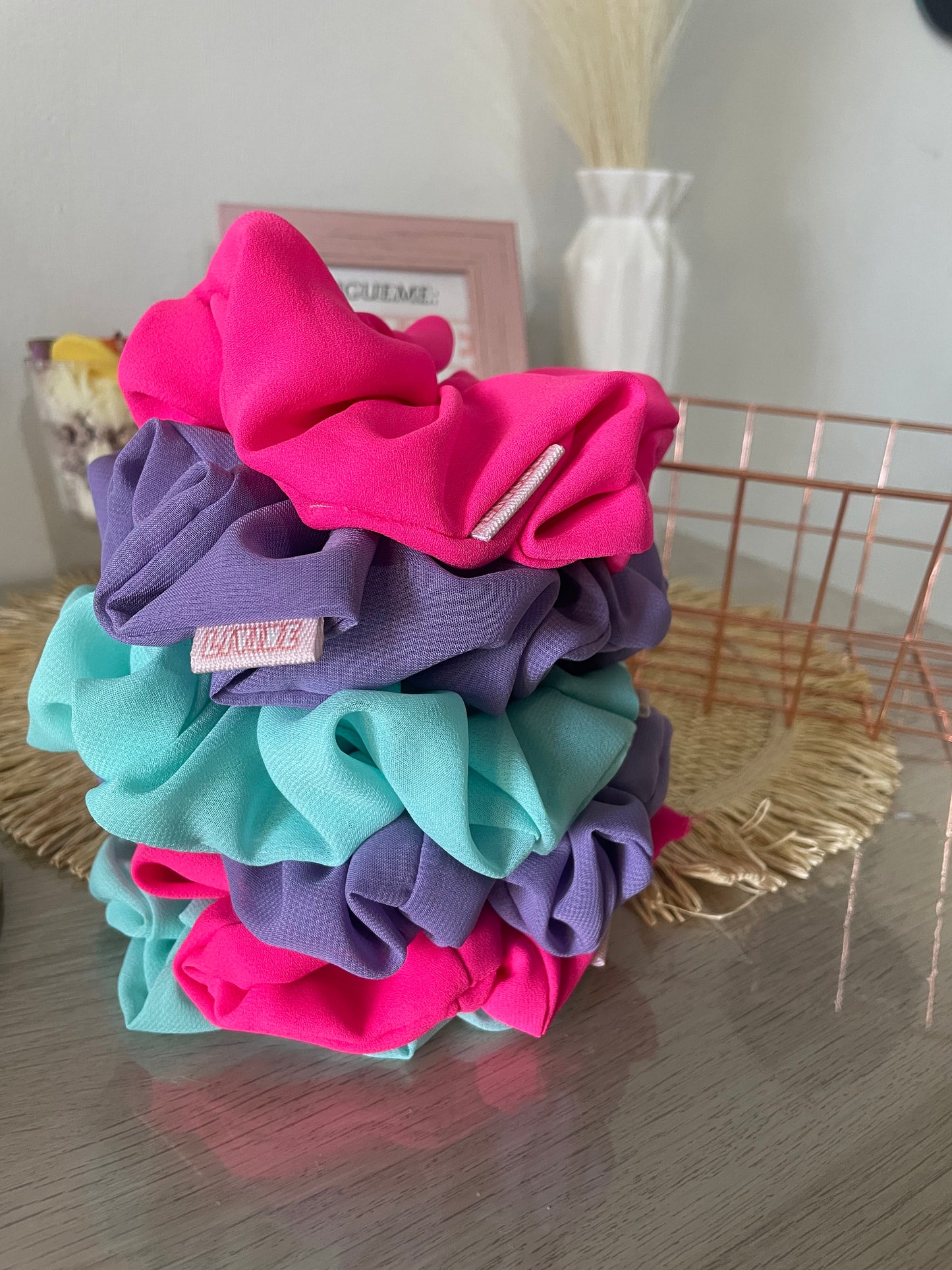 Scrunchies de Gasa